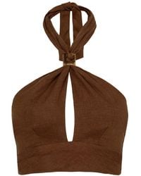 ViX - Luna Halter Top - Lyst