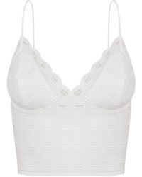 ViX - Eyelet Raya Top - Lyst