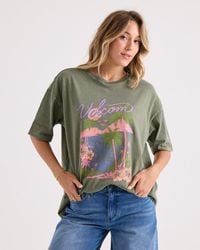 Volcom - Night Shade Bad Tee - Lyst