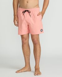 Volcom - Lido 2 Solid Trunks - Lyst
