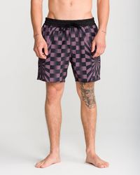Volcom - Lido Print Trunks - Lyst