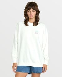 Volcom - Stone Magic Boyfriend Crew - Lyst
