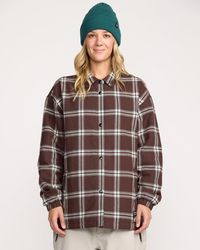 Volcom - Ins Riding Flannel Jacket - Lyst