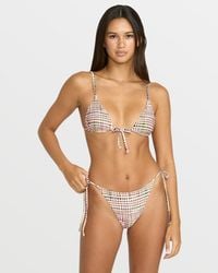 Volcom - Crossed Path Teeny Bikini Bottom - Lyst