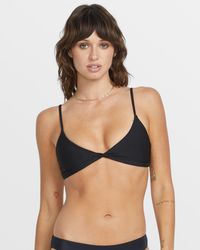 Volcom - Simply Seamless V-Neck Bikini Top - Lyst
