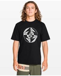 Volcom - Circle Stone Split Short Sleeve Tee - Lyst