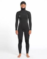 Volcom - 4/3Mm Modulator Chest Zip Hooded Full Wetsuit - Lyst