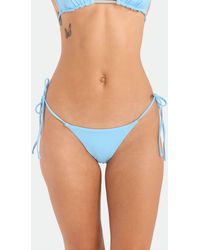 Volcom - Simply Seamless Tie Side Cheekini Bikini Bottom - Lyst