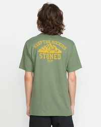 Volcom - Keep Rockies Stoned Short Sleeve Tee - Lyst