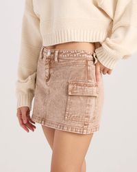 Volcom - Delia Cargo Mini Skirt - Lyst