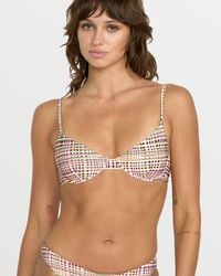 Volcom - Crossed Path Underwire Bikini Top - Lyst