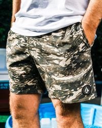 Volcom - Lido Print Trunks - Lyst