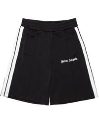Palm Angels Classic Track Shorts - Black