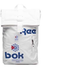 reebok white backpack