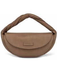 V S P Mini Leather Bag - Brown