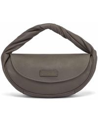 V S P Mini Leather Bag - Gray
