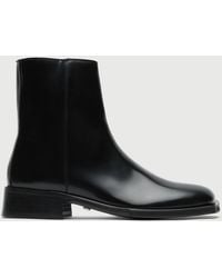 Walk London - Abbey Zip Up Cuban Heel Boot - Lyst