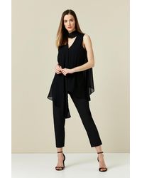 wallis split front jumpsuit
