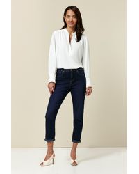 wallis scarlet roll up jeans