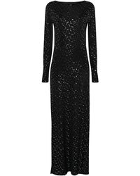 wallis mesh sequin maxi dress