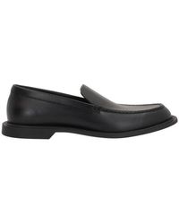 The Row - Leather Nic Loafers - Lyst