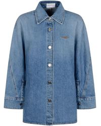 Givenchy - Cocoon Denim Shirt - Lyst