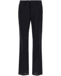 Fendi - Wool Pantaloni Blu-Uomo - Lyst
