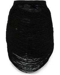 The Attico - Lace-Up Mini Skirt - Lyst