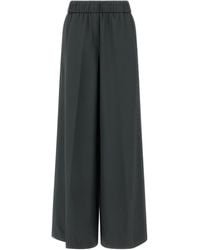 Peserico - Twill Pantaloni Grigio-Donna - Lyst