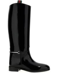 Gucci - 'Morsetto Slim' Boots - Lyst