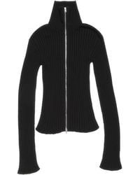Acne Studios - Cotton Zipped Sweater - Lyst