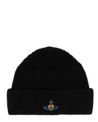 Vivienne Westwood - Beanie Hat With Logo - Lyst