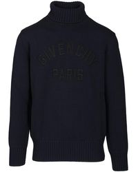 Givenchy - Cotton Turtleneck Sweater - Lyst