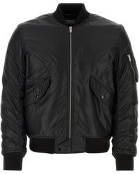 Saint Laurent - Nylon Bomber Jacket - Lyst