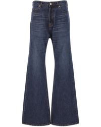 Balenciaga - Flared Jeans Blu - Lyst