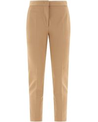 Max Mara - Viscose Jersey Trousers - Lyst