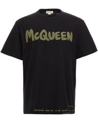 Alexander McQueen - Mcqueen Graffiti T-Shirt - Lyst