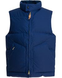 Manifattura Ceccarelli - Goose Down Vest Giacche Blu-Uomo - Lyst