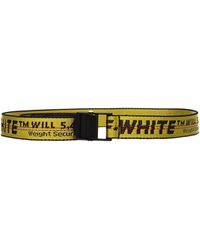 Off-White c/o Virgil Abloh Ow Initials Belt 30 in White