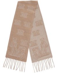 Max Mara - Embroidered Cashmere Scarf - Lyst