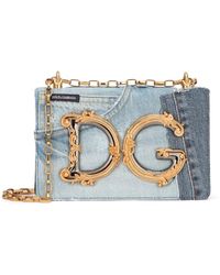 Dolce & Gabbana - Dg Girls Patchwork Denim Bag - Lyst