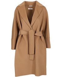Max Mara - Short Double Wool Coat Coats - Lyst
