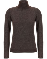 Brunello Cucinelli - Maglione Leggero A Collo Alto - Lyst