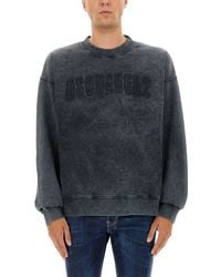 DSquared² - Sweatshirt With Logo-Uomo - Lyst