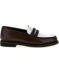 Brunello Cucinelli - Two-Tone Loafers - Lyst