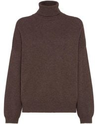 Brunello Cucinelli - Cashmere Turtleneck Sweater - Lyst