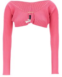 Jacquemus - 'Le Maille Pralu' Cropped Cardigan - Lyst