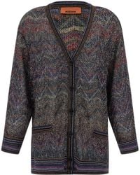 Missoni - Oversized Sequin Cardigan - Lyst