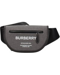 Burberry Men's Olympia Small Grained Leather Bum Bag 8043701