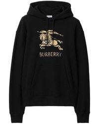 Burberry - Felpa Con Cappuccio - Lyst